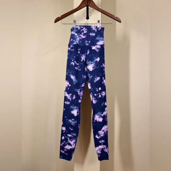 NWOT Lululemon Align High-Rise Pant 28" Circulate Tie Dye Mineral Blue M… - Picture 6 of 8